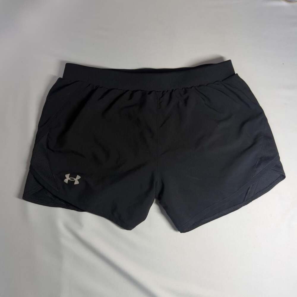 Under Armour HeatGear Running Shorts Style 1350196 Black
